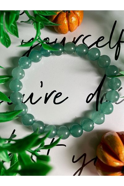 Liva Natural Aventurine Stone Bracelet