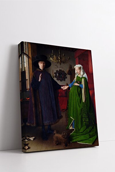 Carmen Jan Van Eyck - Arnolfini'nin Evlenmesi Kanvas Tablo - Başyapıtlar