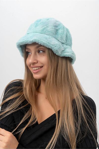 Saria Moda قبعة دلو قطيفة