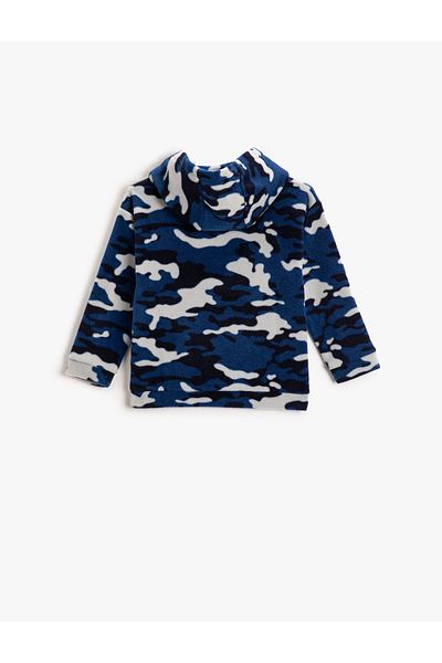 Koton Kapuzenpullover mit Tarnmuster