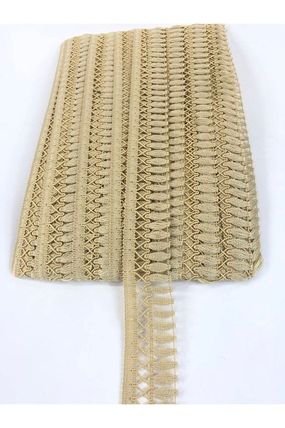 Hobigram Mink Crossed Decorative Fringe Ribbon Tassel – Decorative Ribbon, Stylish Design, Women's Accessory – Decor