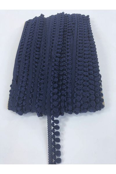Hobigram Navy Blue Tiny Detailed Water Stone Grout Decorative Strip – Decorative Strip, Stylish Design, Women's Accessory