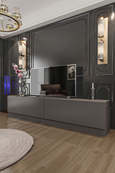 Givayo Mobilya River Tv Ünitesi Antrasit 180 Cm