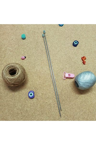 Tunç Çadır Silver Needle, Number 2, 35 Cm Knitting Needle