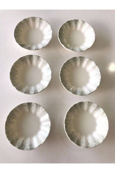 Bonna Porselen Irıs Series Tea Plate 6 Pieces