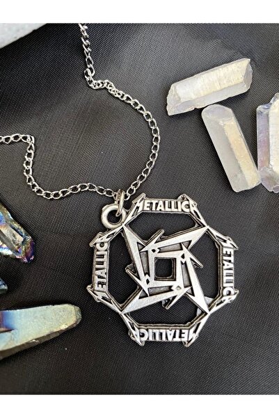 oldskoolbutik Metallica Rock Unisex Kolye