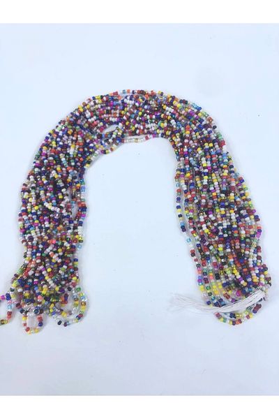 Hobigram سلسلة خرز رملية ملونة 1 سلسلة - تصميم خاص، إكسسوار، إنتاج عالي الجودة، طراز مثير للنظر - خرز