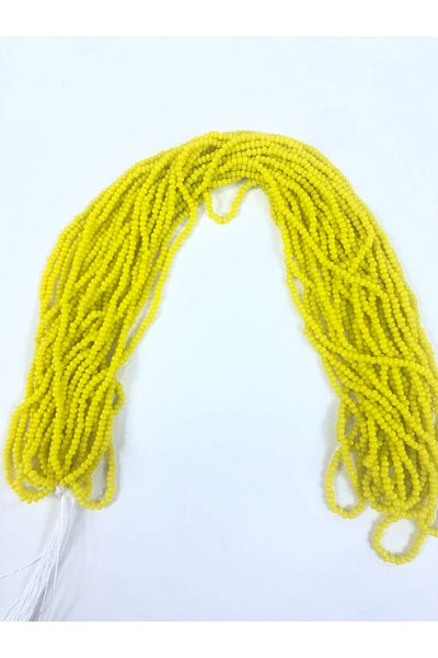 Hobigram Yellow String Sand Beads 1 String – Ειδικό σχέδιο, αξεσουάρ, ποιοτική παραγωγή, εντυπωσιακό στυλ