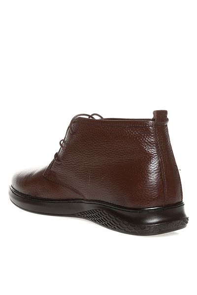 Fabrika Men's Leather Brown Boots - Juız Model