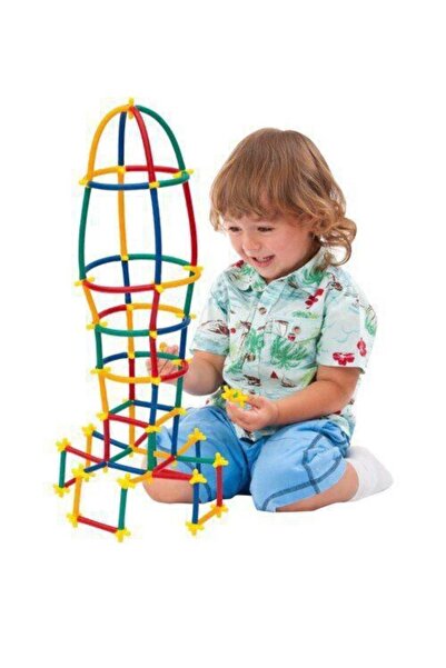 OyuncakZade Eğitici Bambu Çubukları 600 Parça Zeka Geliştirici Mega Set Xxl Depomiks