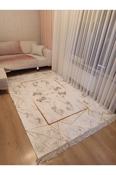 ESPİCAL HOME Dijital Baskılı Yıkanabilir Kaymaz Taban Ince Yazlık Salon Mutfa...