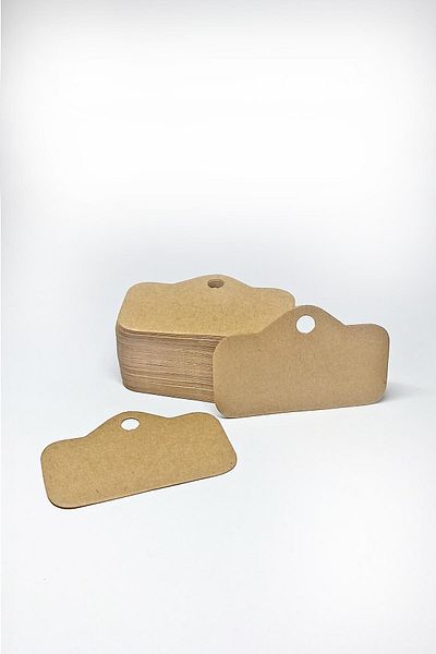 Vice Kraft Label / Product Label / 100 Pieces Unprinted (4 X 6 CM)