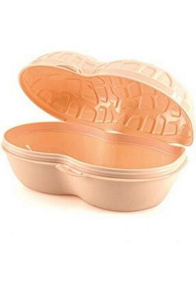 Kenpool Lunch Box Decorative Floor Peanut Lock Kitchen Office Shape Storage Container 750 Ml
