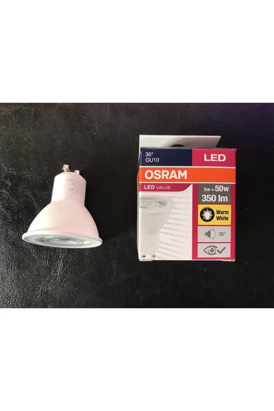 Osram Ledvance 5 Watt Osram 3000 Kelvin Günışığı 350 Lümen Gu10 Led Ampül