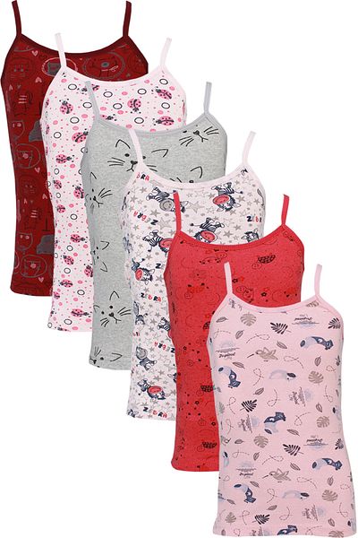 Meren Underwear Pack of 12 Patterned Economical Girl's Athlete