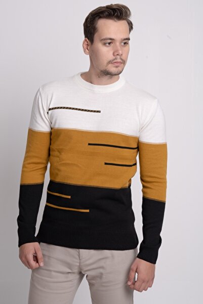 F&K 60200 Сезонний чоловічий трикотажний светр