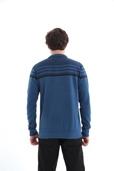 Rey Polo Polo Neck Ringel Sweater