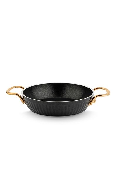 Lines Maya Granite Sahan Gold Handle - Black - 18cm