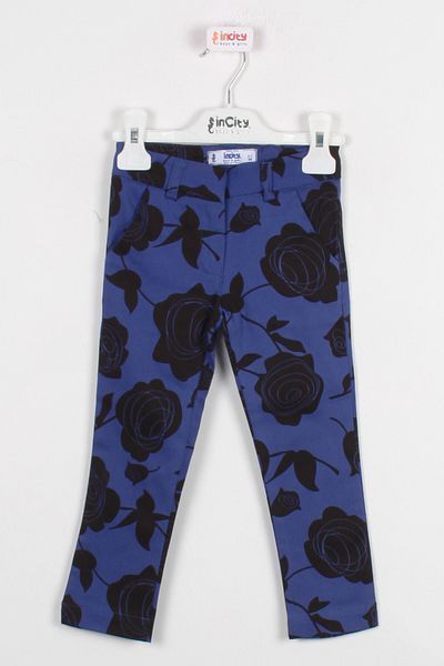 incity Girl's Floral Patterned Trousers