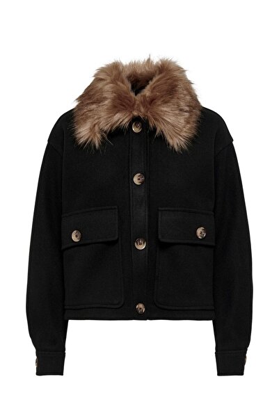 ONLY Onlemma Short Fur Shacket Otw