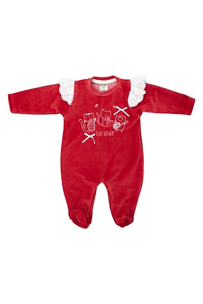 Bebitof Baby جمبسوت أطفال مخمل - موديل 70146
