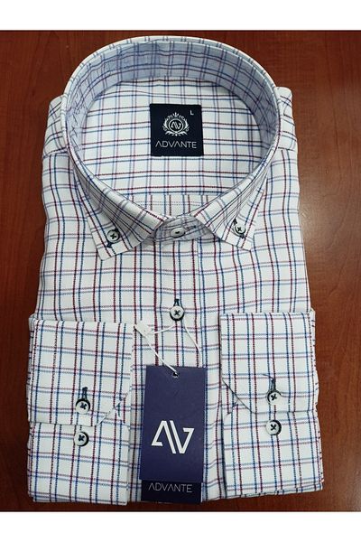 ADVANTE Güncüoğlu Long Sleeve Classic Men's Shirt with Pockets