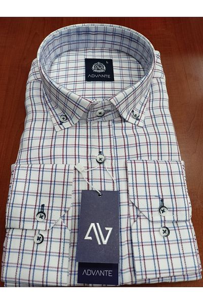 ADVANTE Güncüoğlu Long Sleeve Classic Men's Shirt with Pockets