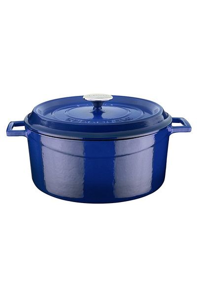 Lava 24 Cm Trendy Blue Cast Round Deep Pot