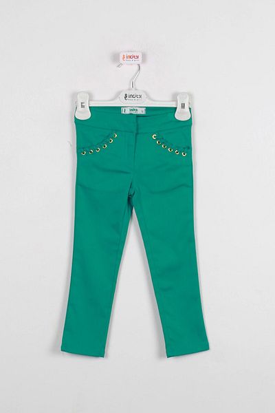 incity Girl's Pocket Staple Detailed Trousers