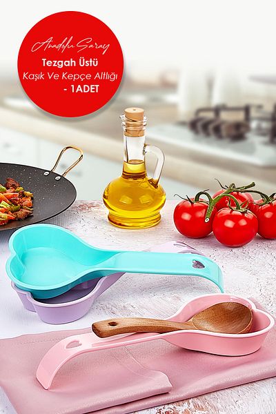 Anadolu Saray Çarşısı Πρακτικό πάγκο με κουτάλι και σουπλά Βάση σερβιρίσματος Βάση βρώμικης σουπλά - 1 τεμάχιο