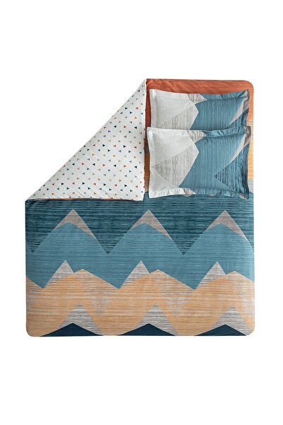 Yataş Aden Односпальний комплект постільної білизни Ranforce - Синій