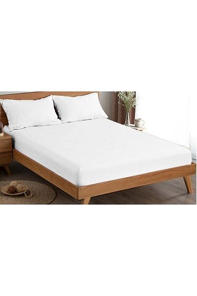 Vip Home Concept Elastic Single 100% Cotton Bed Sheet (100x200)