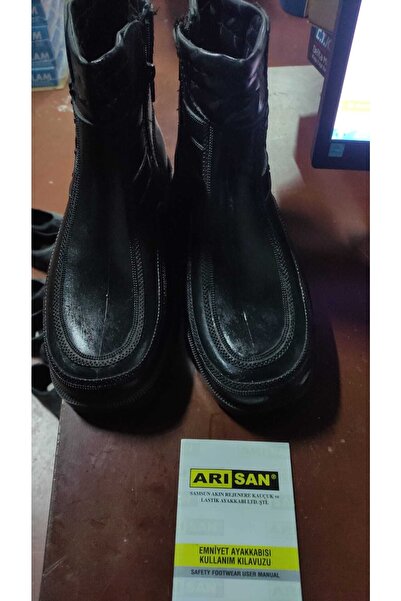 ARISAN Arı San Kışlık Bot Içi Yünlü Kaliteli Su Geçirmez Siyah- Kahverengi