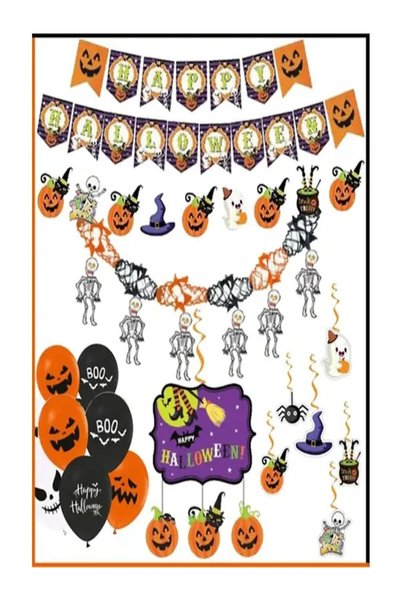 Happyland Cadılar Bayramı Halloween Cadılar Bayramı Süs Seti