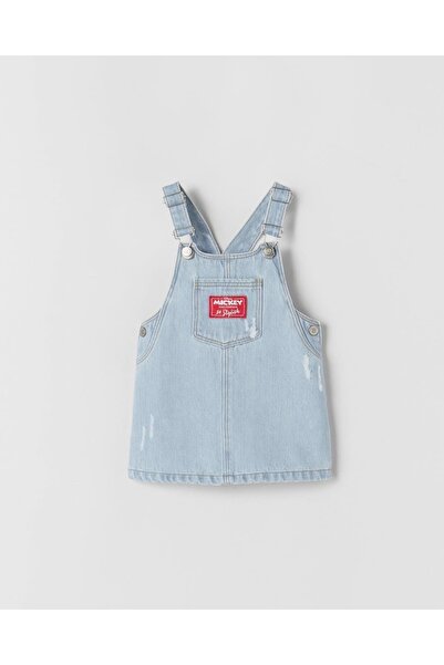 YİGİT BUTİK Mickey Girl Denim Salopet