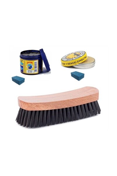 Nuri Leflef Ayakkabı Boya Ve Cila Seti [ Siyah )