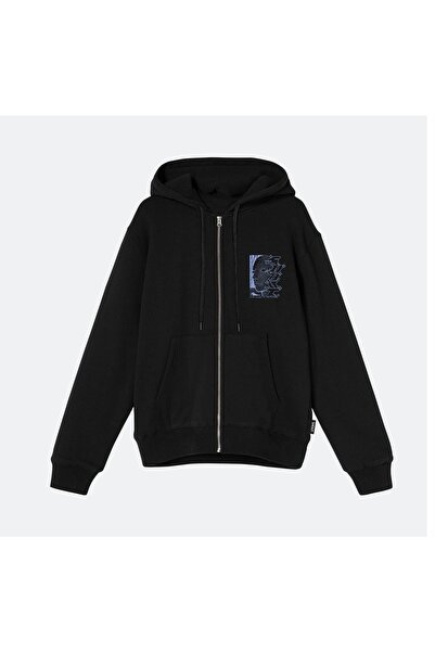 Shout Oversize Stay Close To The Future Zip Up Hoodie