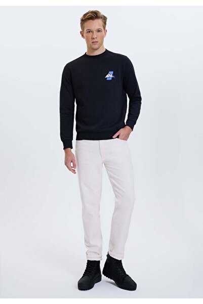 WESTMARK LONDON Ανδρικό 100% βαμβακερό εμπριμέ λαιμόκοψη ιδρώτας καλύτερο βαμβάκι