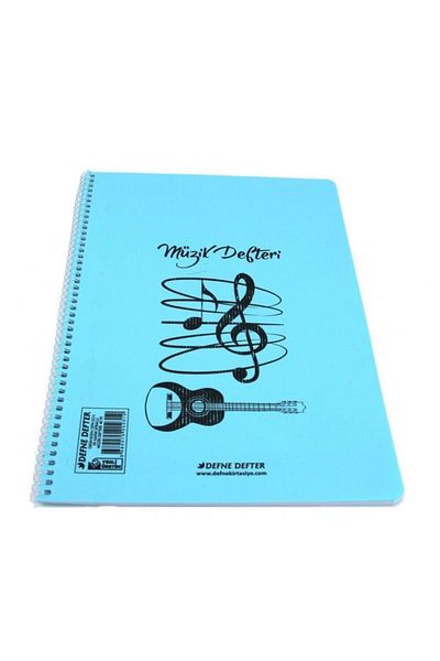 Defne Music Notebook Spiral 40 Sheets