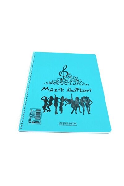 Defne Music Notebook Spiral 40 Sheets