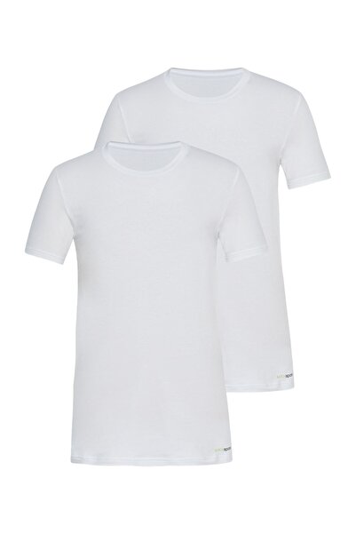 Blackspade Black Spade 9675 95% Tender Cotton 2-Piece Men's Undershirt White