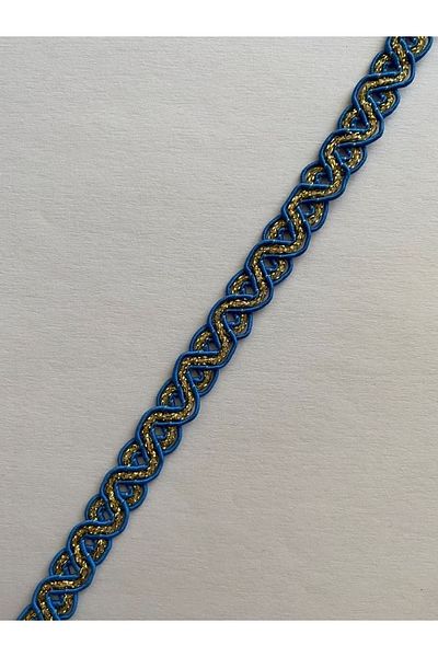 Öztürk Seam Sealer Decorative Ribbon Yellow Glitter. 13mmx5meter. Blue.