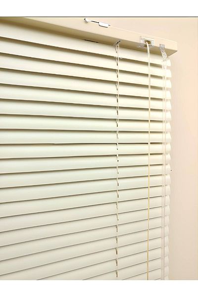 sanper Cream Aluminum Blinds Curtain (25 mm)