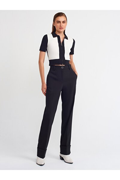 Dilvin 70616 Duble Paça Fit Pantolon-siyah