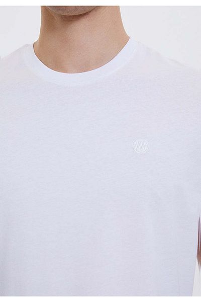 WESTMARK LONDON Ανδρικό μπλουζάκι White Crew Neck Cotton Regular Fit -vital