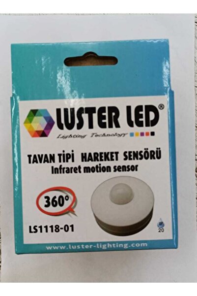 Luster 360 Derece Sıva Üstü Hareket Sensörü