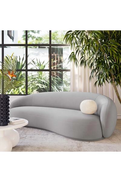 S Home Design Concept Oliver Fasülye Koltuk / Kanepe, Babyface, Açık Gri