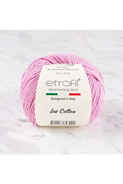 Etrofil Bambino Lux Cotton Pembe El Örgü Ipliği - 70611