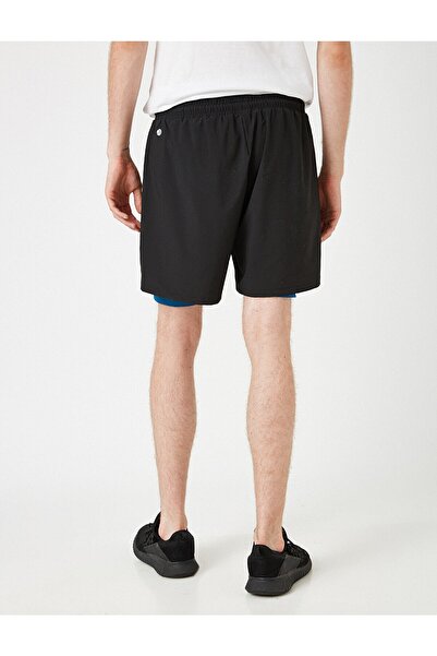 Koton Pánské černé kraťasy & Bermudy 1KAM01335NW