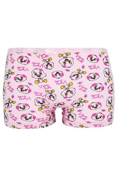 biyokids Girl's Boxer Pack of 5 Mixed Color Printed Boxers